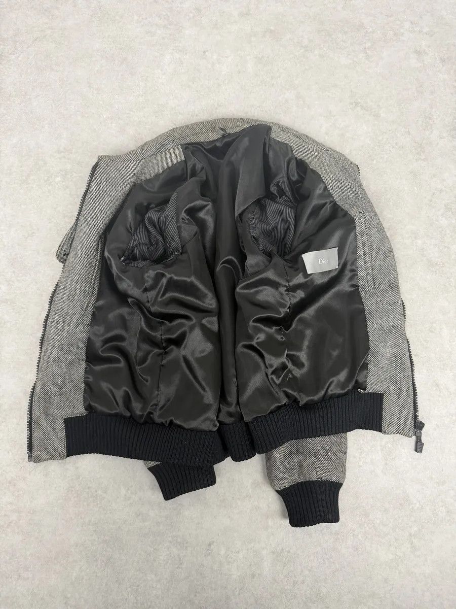 Dior AW2006 Dior Grey Wool Jacket by Hedi Slimane Size US M / EU 48-50 / 2 - 13 Thumbnail