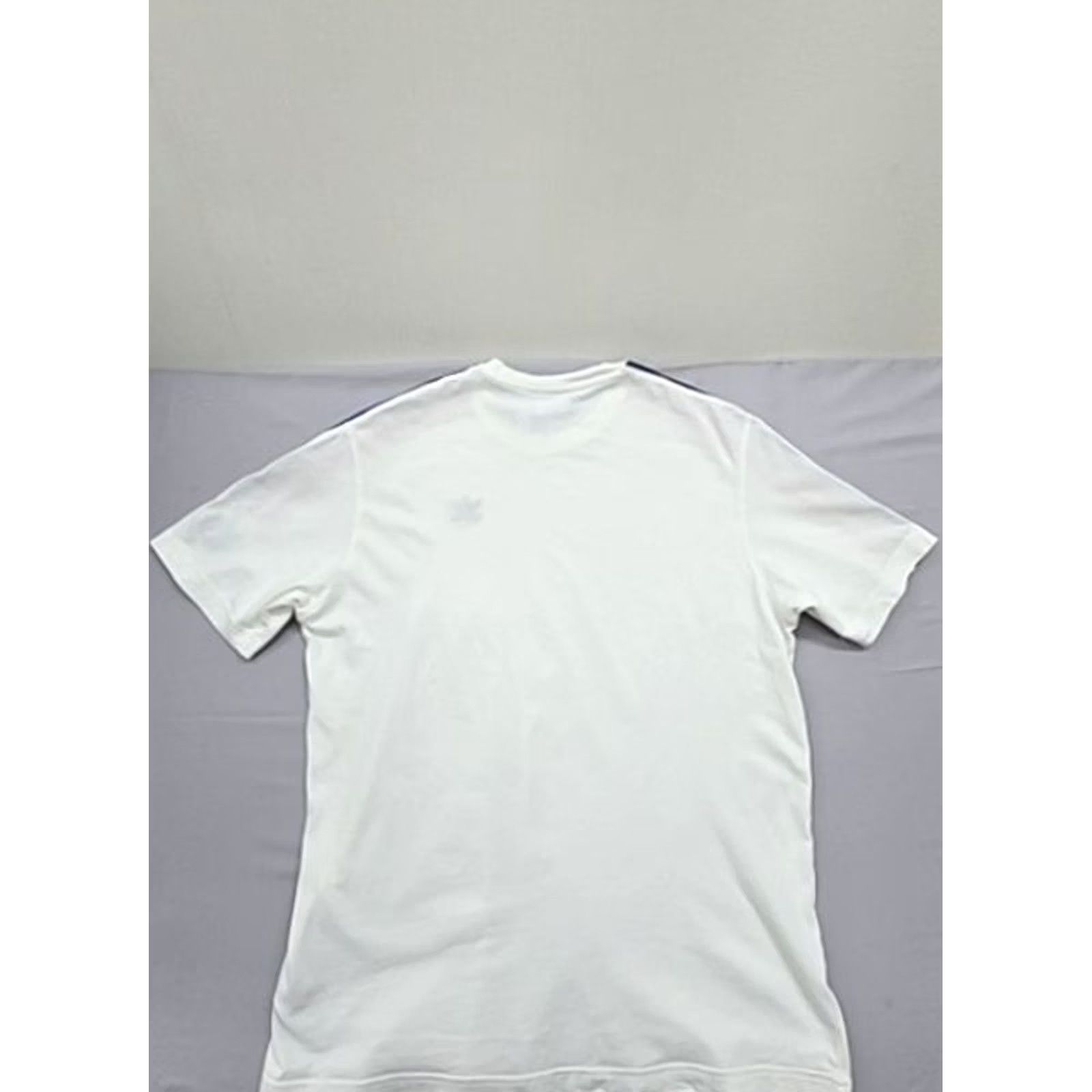 Adidas Adidas Originals Men’s White Stripe 3-Stripes T-Shirt M Cotton Shirt Men White Stripe 3-Stripes Originals Size US M / EU 48-50 / 2 - 2 Thumbnail