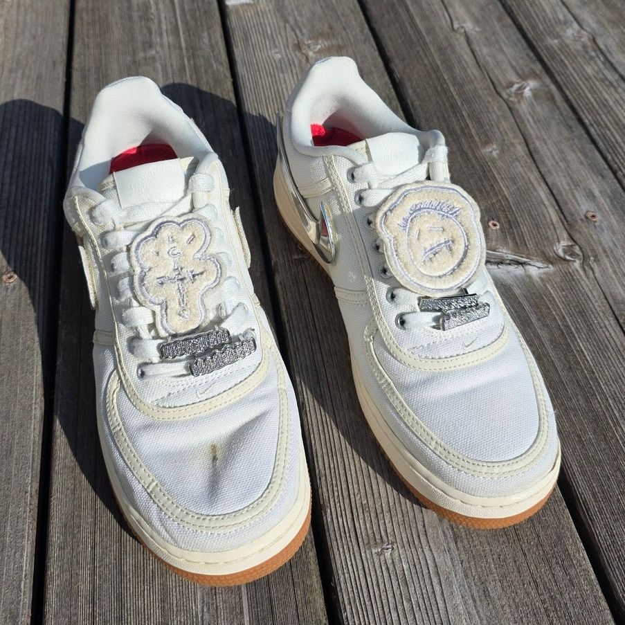 Nike × Travis Scott Nike Air Force 1 Low "Travis Scott Sail" Size US 9 / EU 42 - 5 Thumbnail