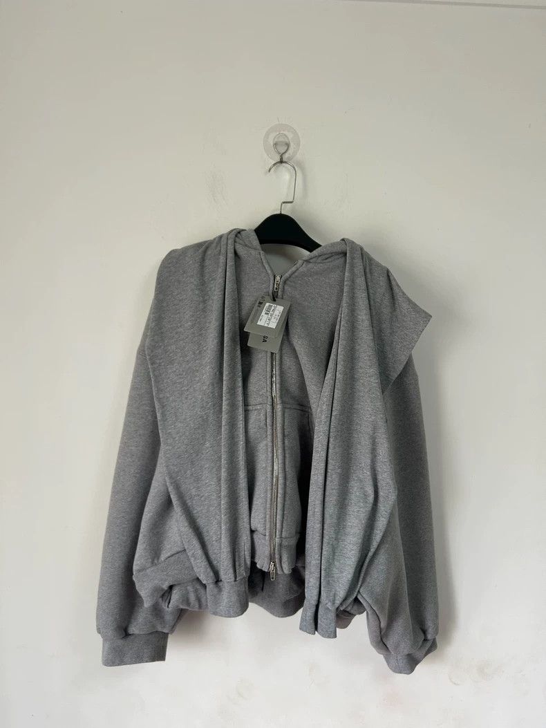 Balenciaga Balenciaga Gray Hoodie Sweatshirt with Tags- DMC Size US S / EU 44-46 / 1 - 1 Thumbnail