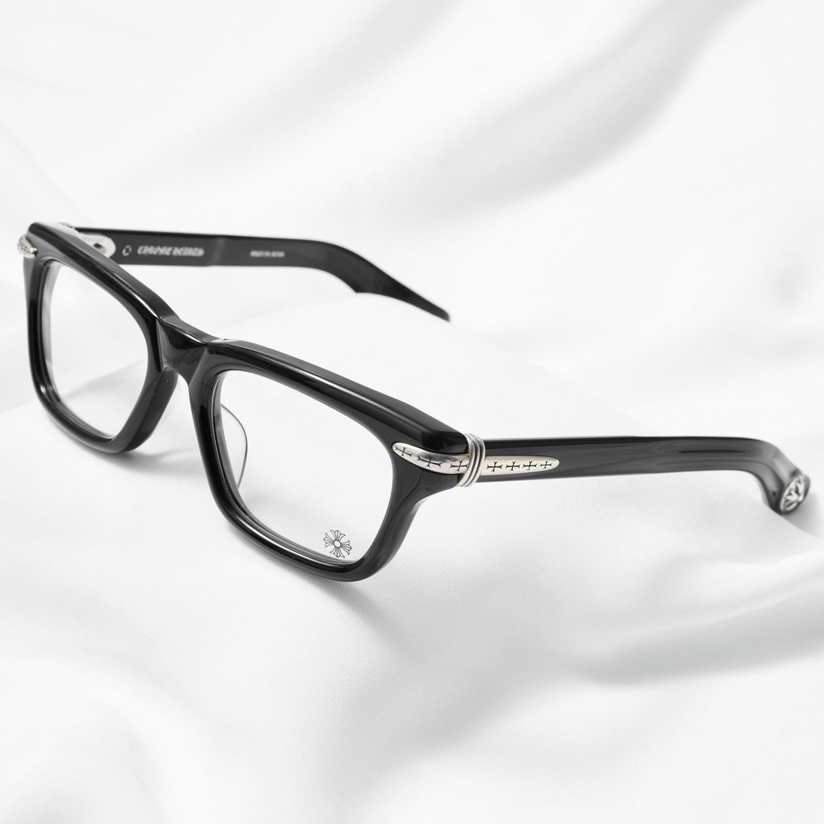 Chrome Hearts CHROME HEARTS TRYPOLEAGAIN BLACK GLASSES Size ONE SIZE - 2 Thumbnail