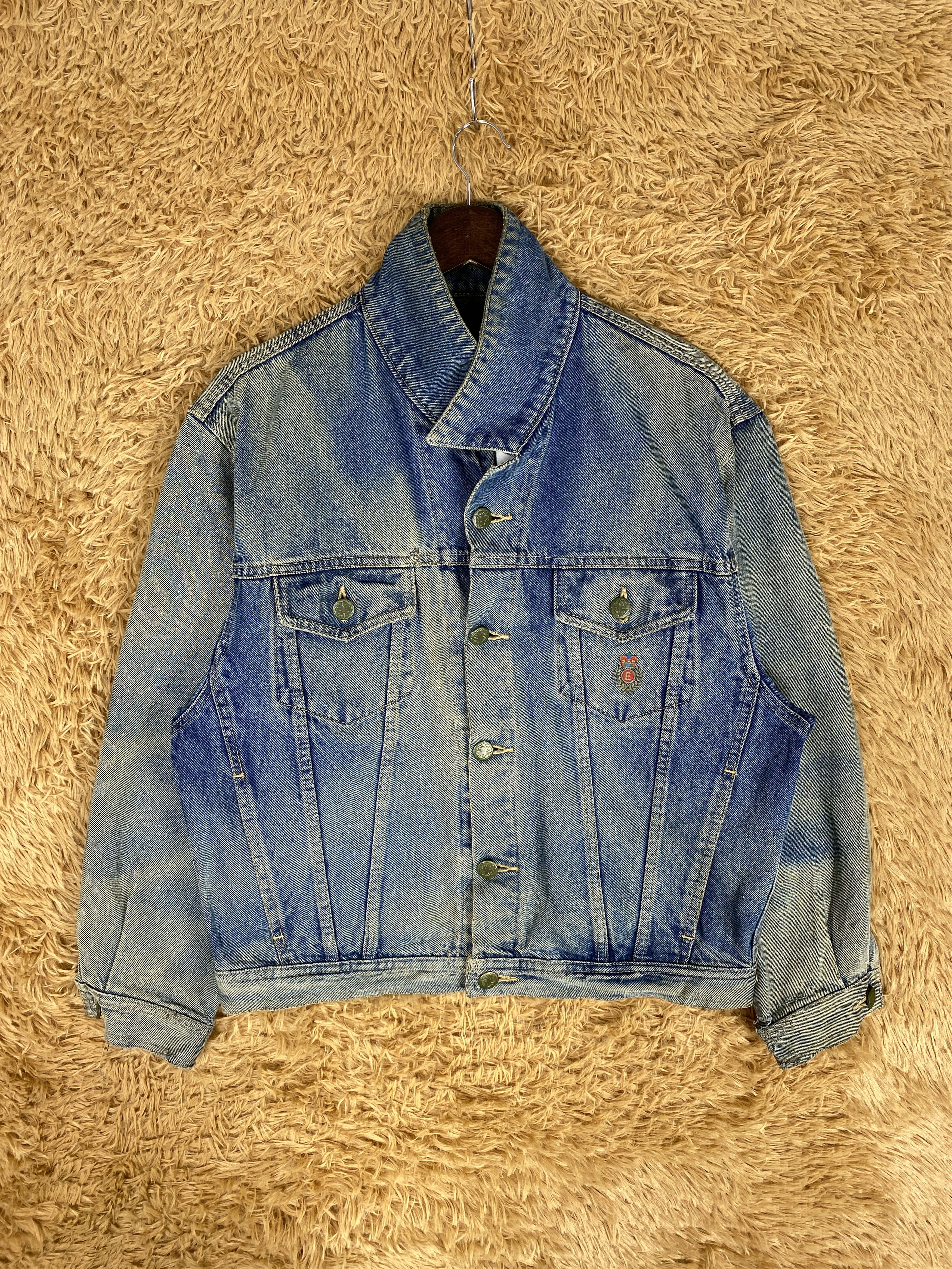 Edwin Vintage Edwin Faded Denim Jeans Jacket J2257 Size US M / EU 48-50 / 2 - 1 Thumbnail