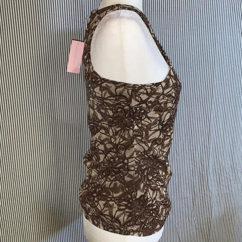 Ann Taylor NWT Ann Taylor Criss-Cross Neck Shimmer Blouse, MP Size M / US 6-8 / IT 42-44 - 8 Thumbnail