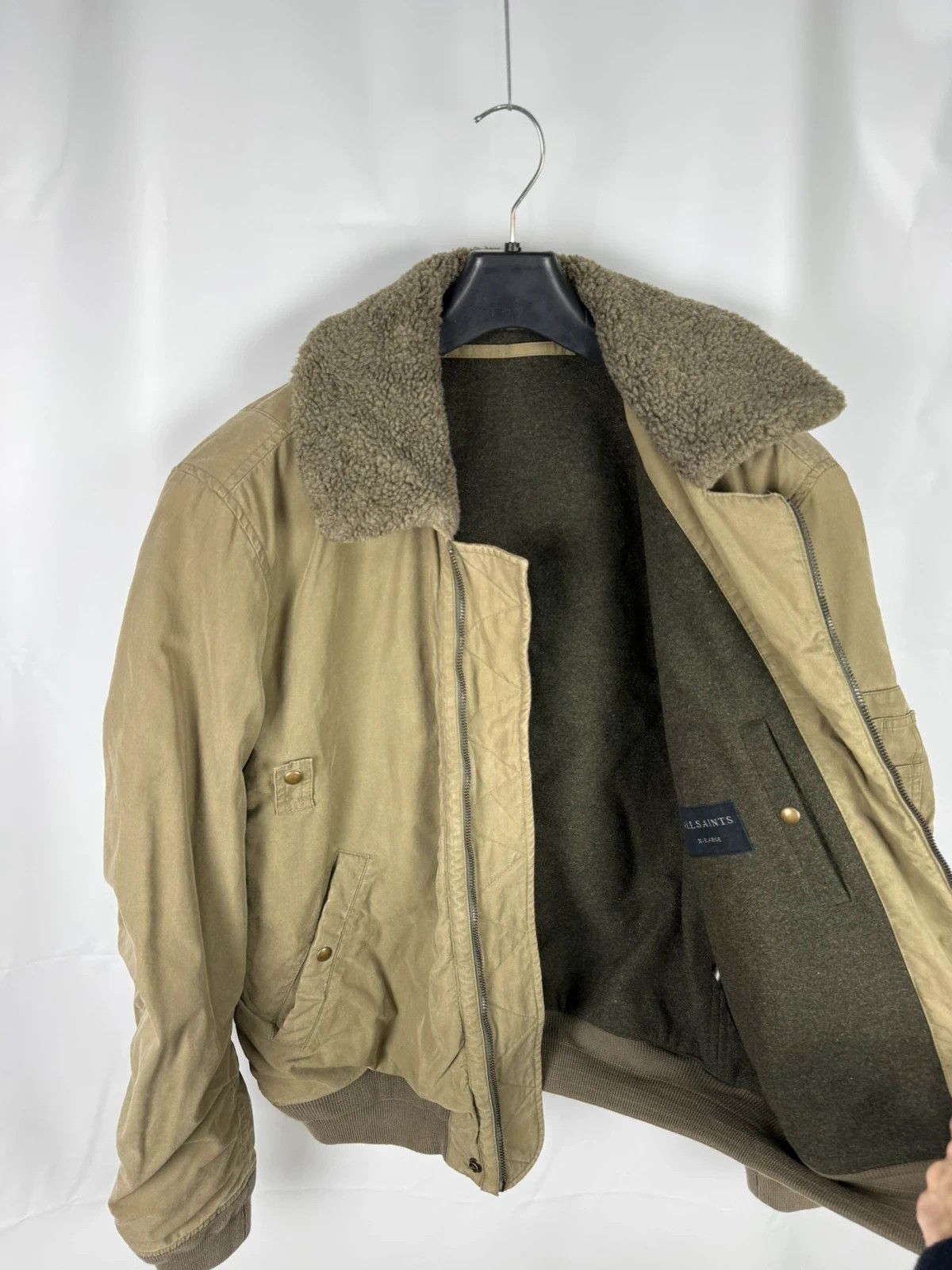 Allsaints Allsaints Faro Bomber Very Rare Wool Lined size XL Size US XL / EU 56 / 4 - 9 Thumbnail