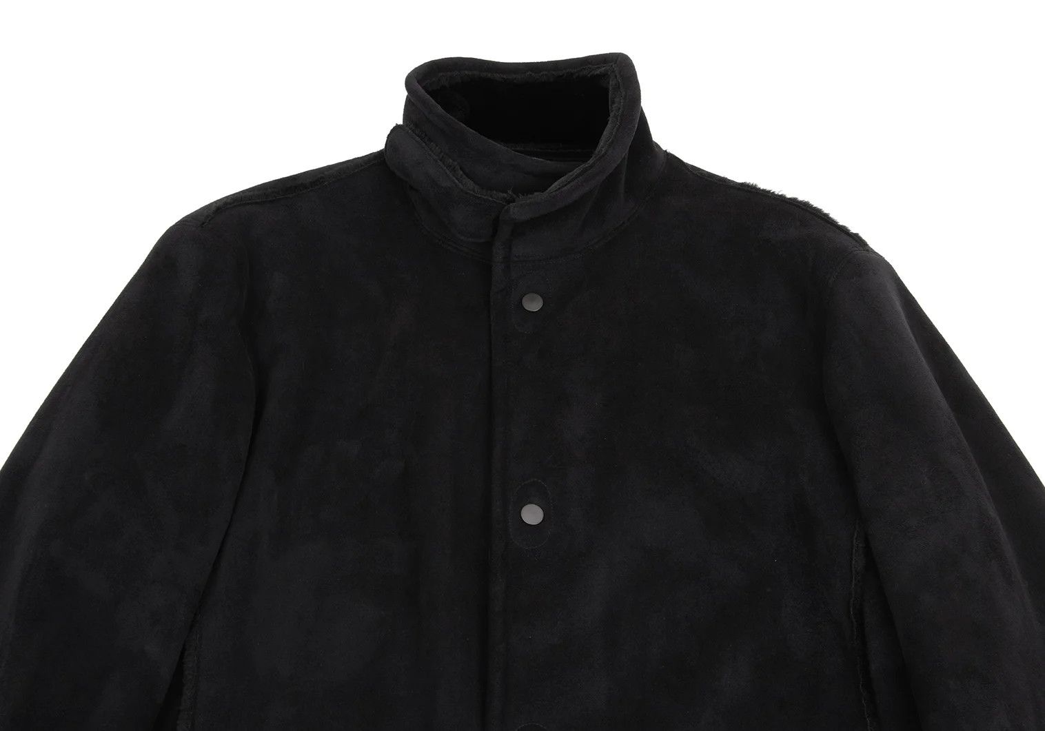 Emporio Armani Mouton Half Coat in Black Size 50 Size US M / EU 48-50 / 2 - 2 Thumbnail