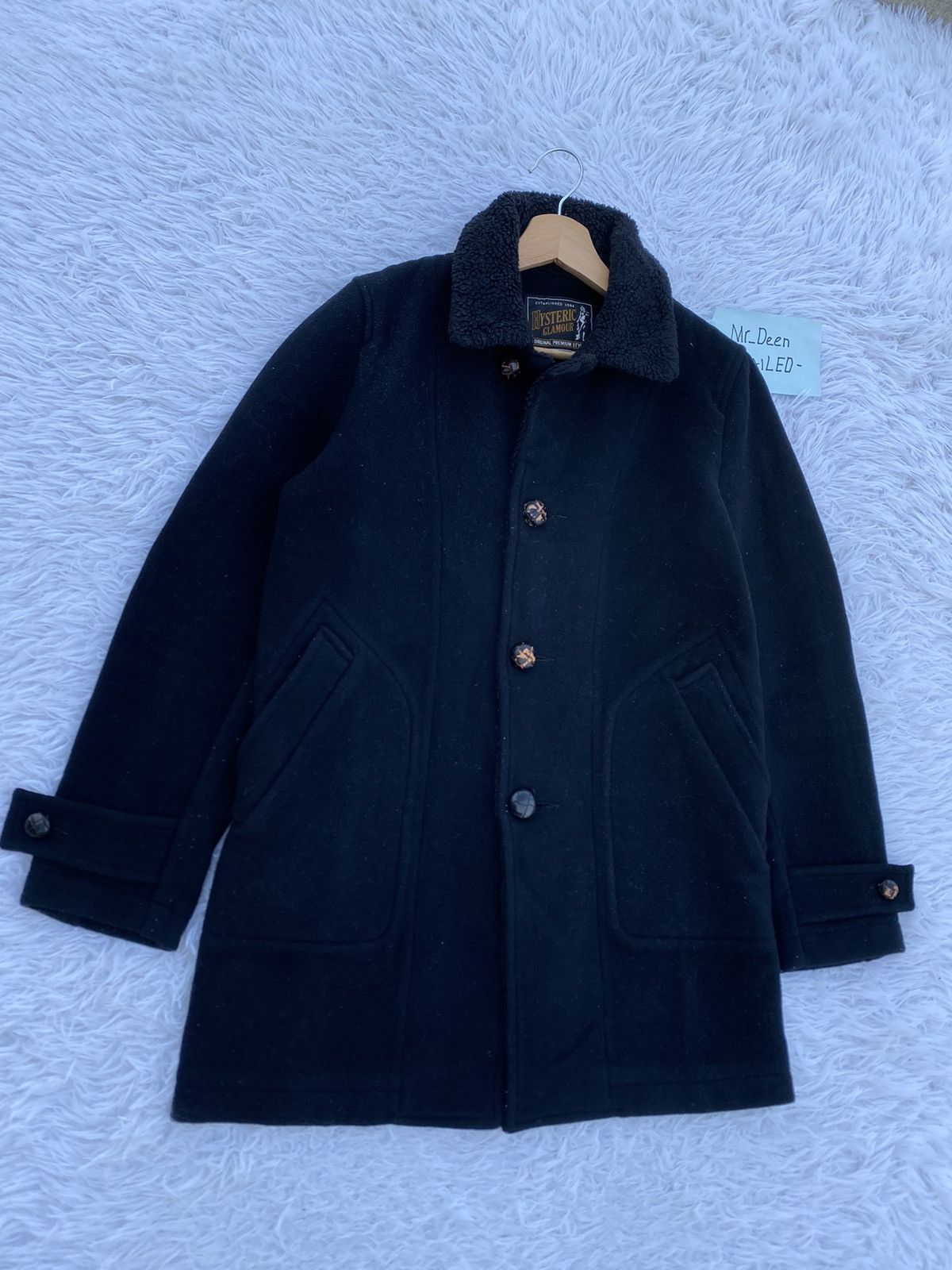 Hysteric Glamour Rare Hysteric Glamour Long Wool Jacket Size US M / EU 48-50 / 2 - 2 Thumbnail