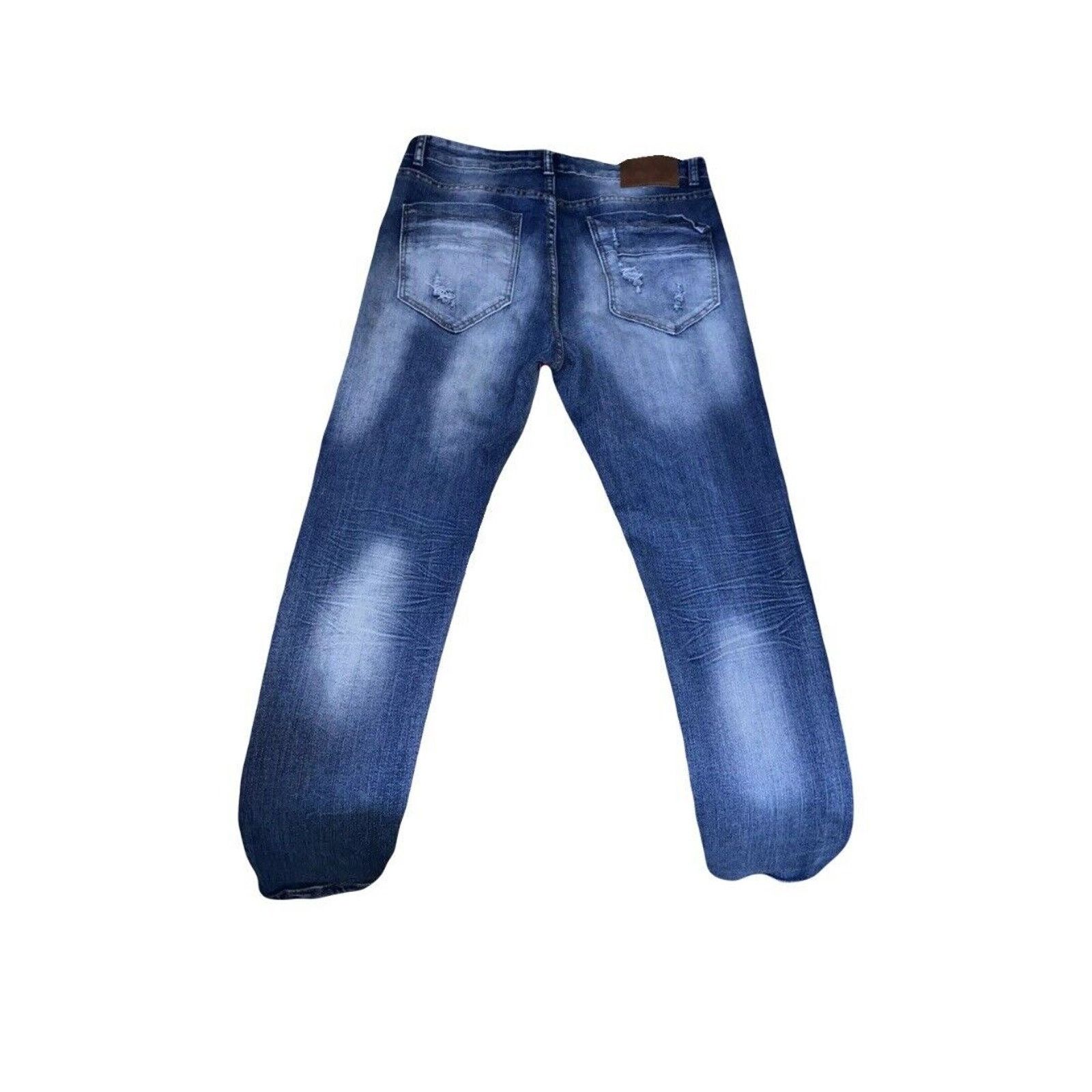 Waimea WAIMEA Men's Distressed Skinny Jeans 34x32 New with Tags Size US 34 / EU 50 - 2 Thumbnail