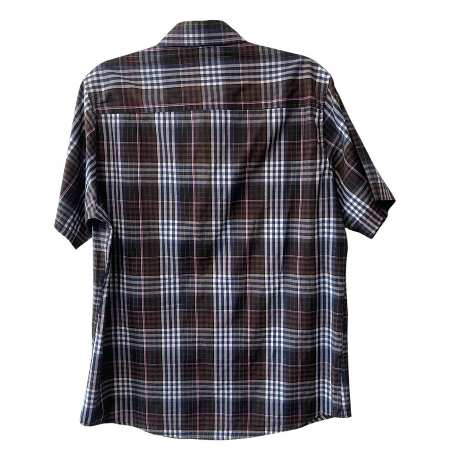 Paper Denim & Cloth Paper Denim & Cloth Plaid Collared Button Shirt Blue Multi L Size US L / EU 52-54 / 3 - 3 Thumbnail