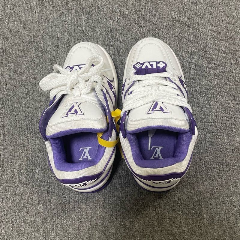 Louis Vuitton Louis Vuitton Trainer Maxi Low Top Sneakers -2508 Size US 6.5 / EU 39-40 - 3 Thumbnail