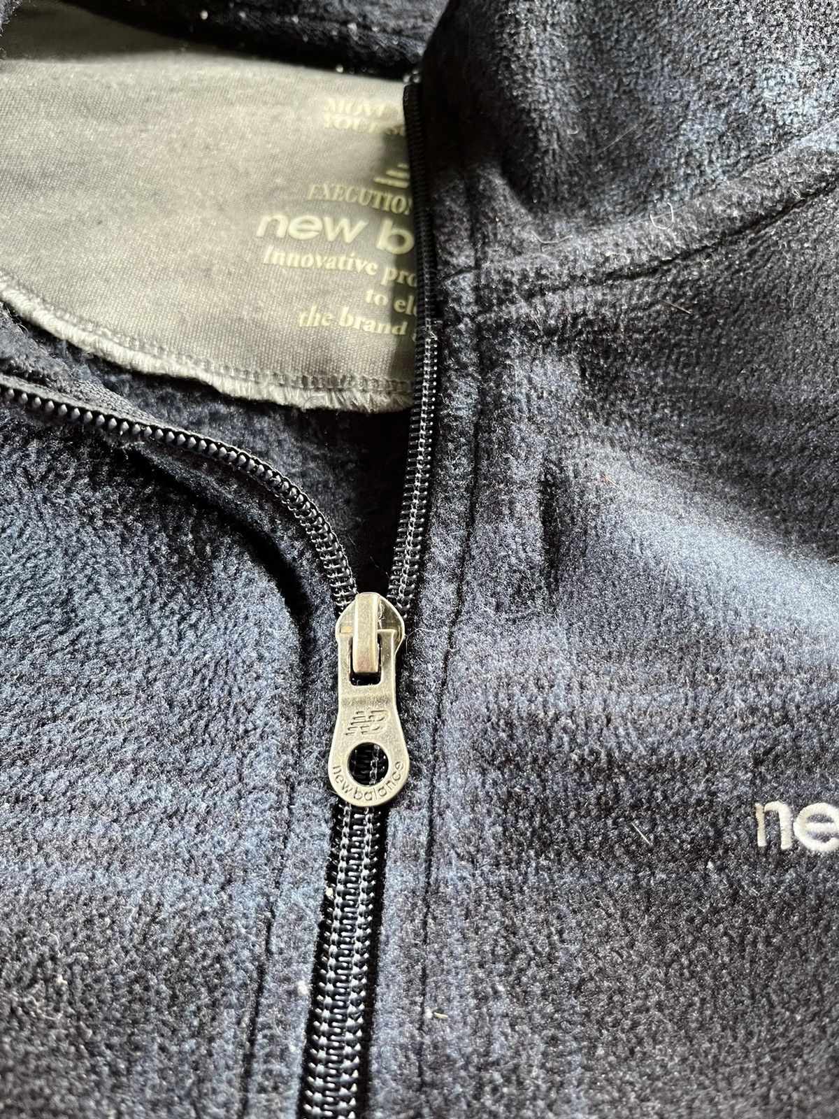 New Balance × Vintage 🔥New Balance Zipper Fleece Sweater Size US L / EU 52-54 / 3 - 5 Thumbnail