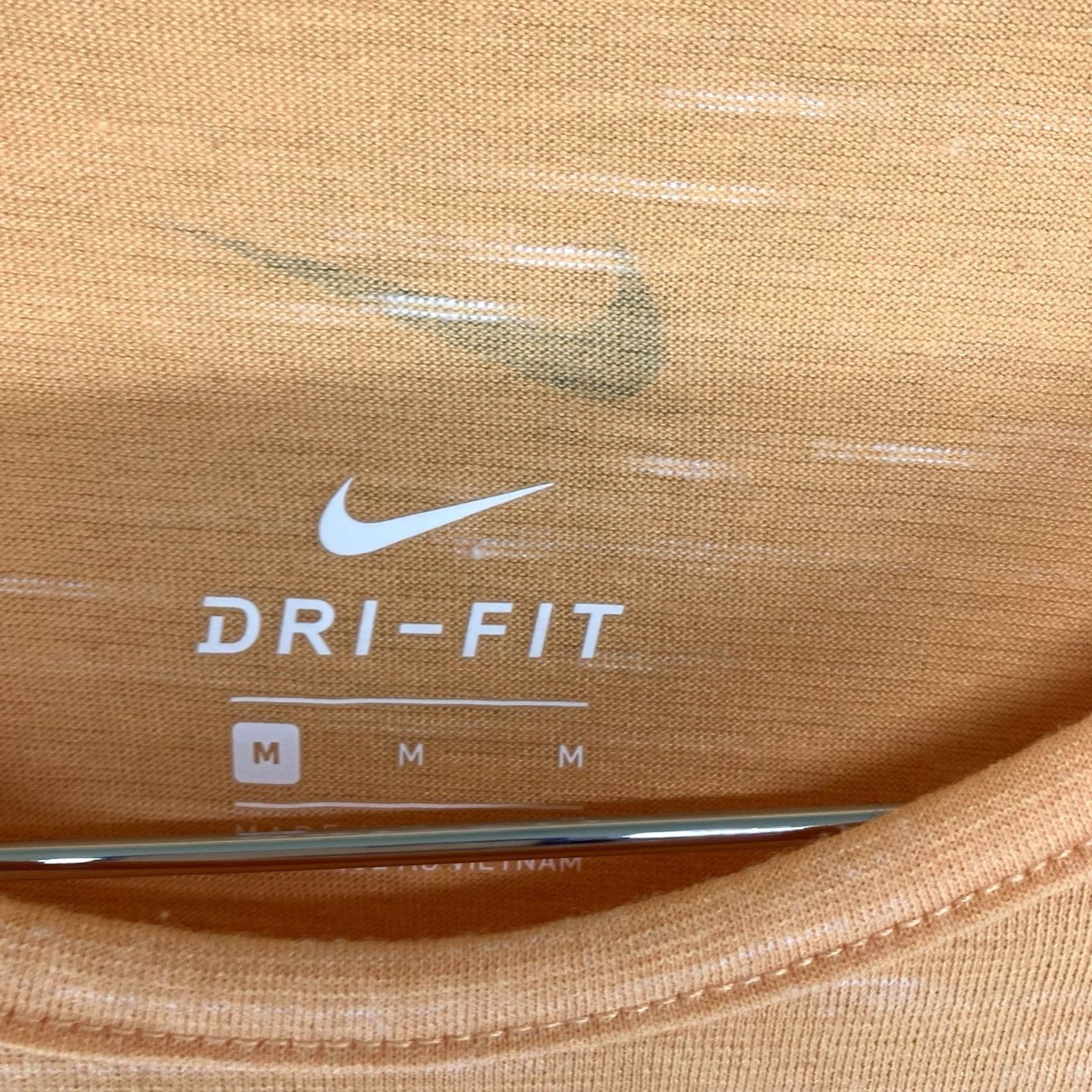 Nike Nike Dri-Fit Tank Top Womens Med Orange Activewear Tee Light Heather Sleeveless Size M / US 6-8 / IT 42-44 - 3 Thumbnail