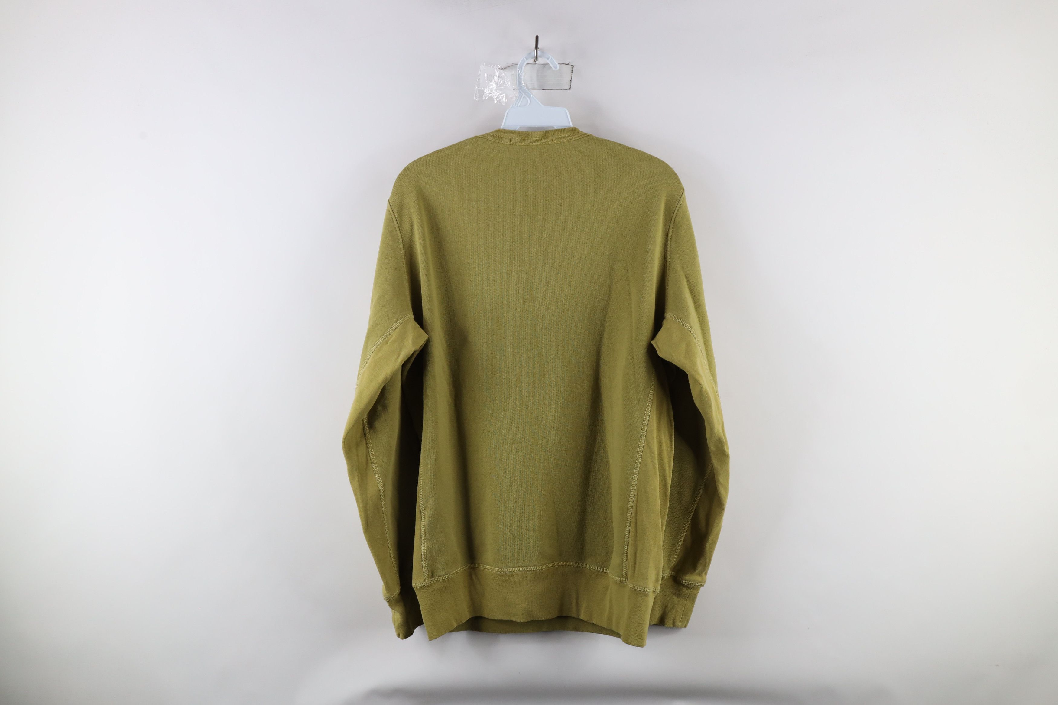 Stone Island × Vintage Stone Island French Terry Crewneck Sweatshirt Light Green Size US L / EU 52-54 / 3 - 7 Thumbnail