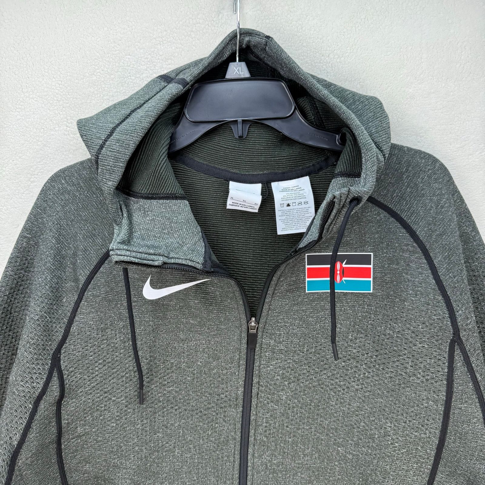Nike NIKE X KENYA MEN'S LARGE PRO ELITE WOVEN JACKET HOODIE Size US L / EU 52-54 / 3 - 2 Thumbnail