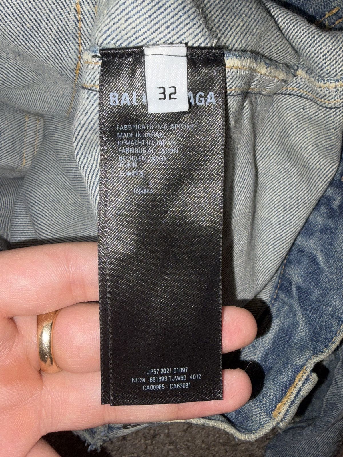 Balenciaga Balenciaga Raver Denim Size US 32 / EU 48 - 4 Thumbnail