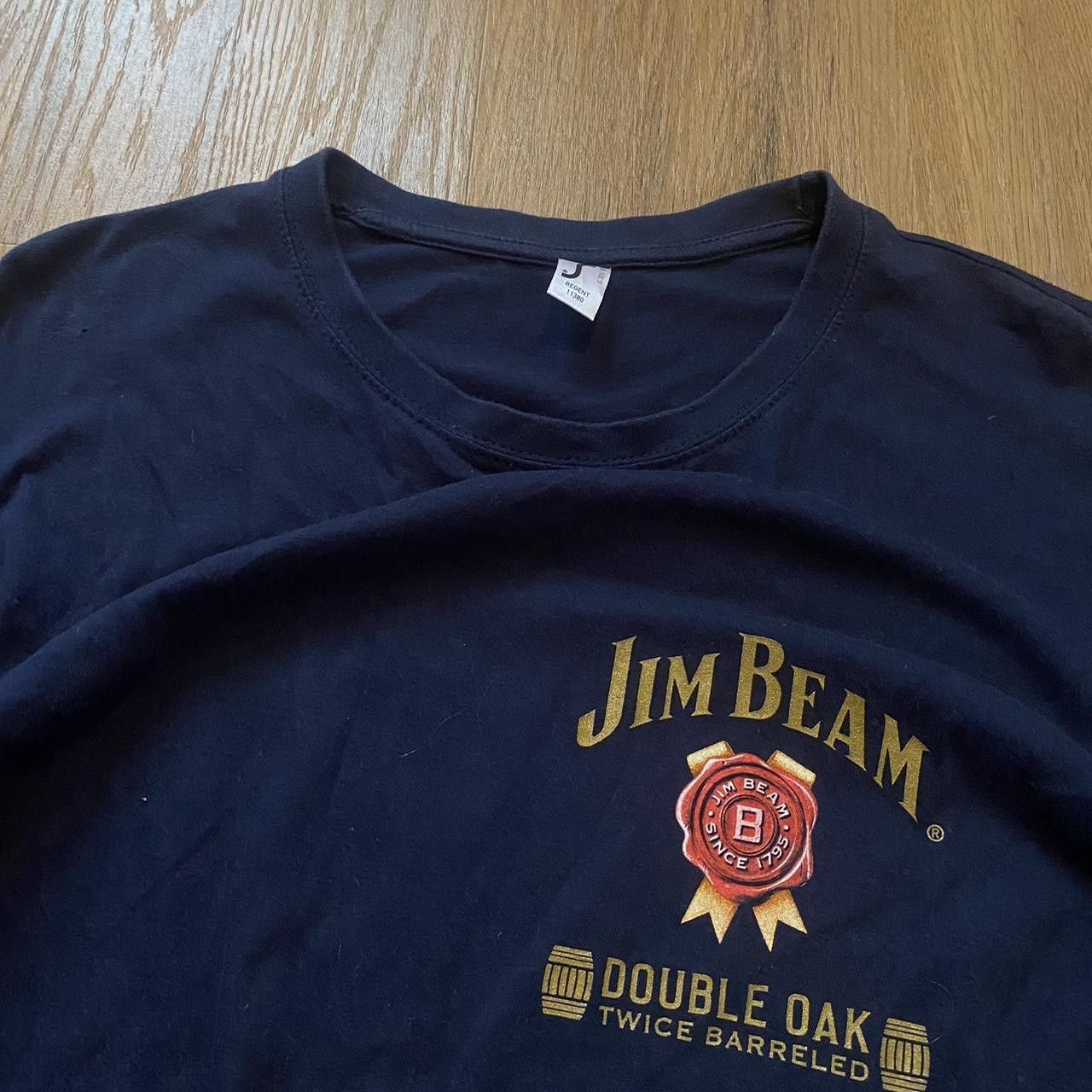 Other Navy Jim Beam T-shirt Whiksey Vintage Boxy Size US L / EU 52-54 / 3 - 3 Thumbnail