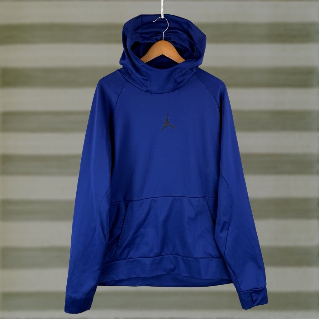 Jordan Brand Nike Air Jordan Hoodie Mens XL Blue Jumpman Flight Sweatshirt Basketball Size US XL / EU 56 / 4 - 1 Thumbnail