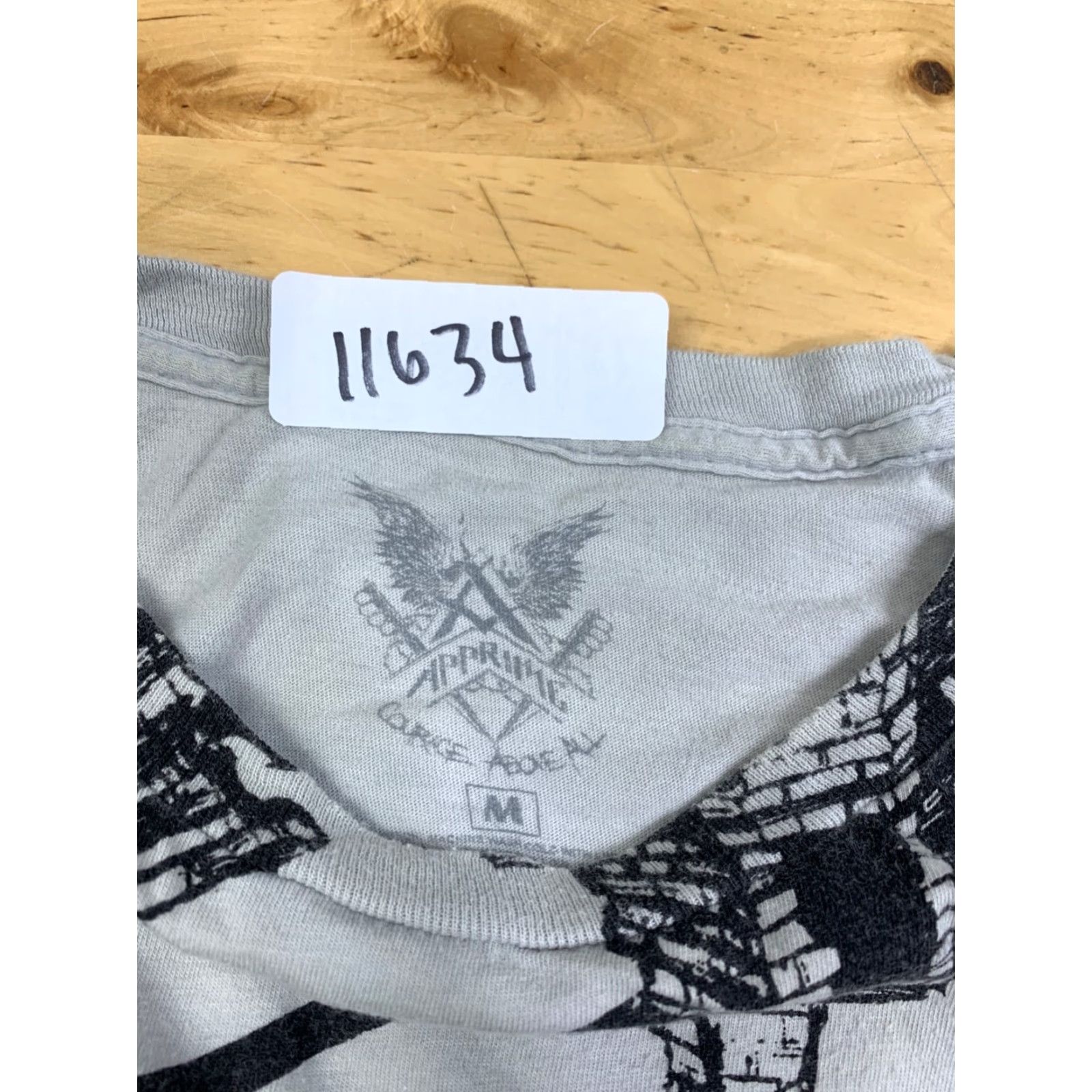 Vintage Apprime Courage Above All Shirt Mens M Army Military AOP 11634 Size US M / EU 48-50 / 2 - 2 Thumbnail