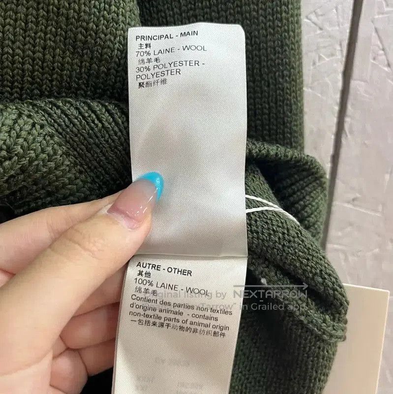 Other Louis Vuitton Green Cashmere Knit Sweater . Size XL / US 12-14 / IT 48-50 - 6 Thumbnail
