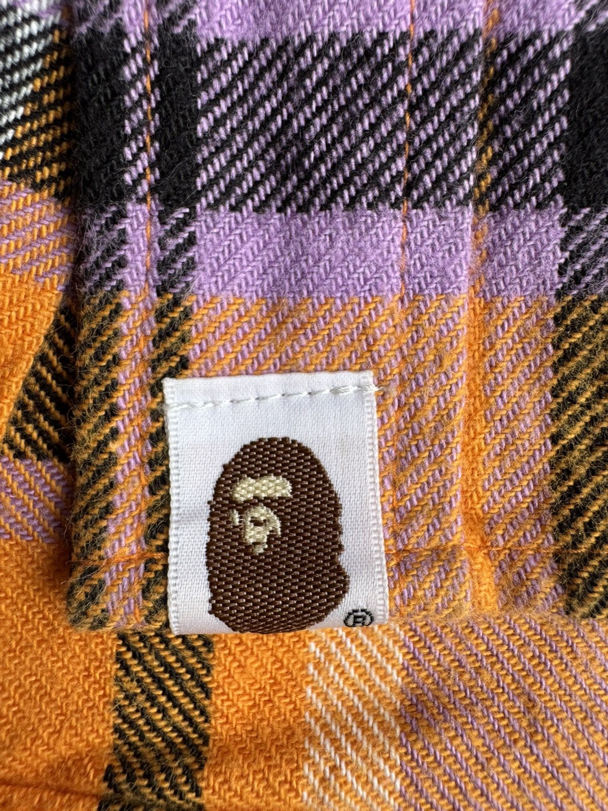 Bape VERY RARE VINTAGE SHIRT FLANNEL A BATHING APE BAPE PLAID Size XXS / US 00 / IT 34 - 8 Thumbnail