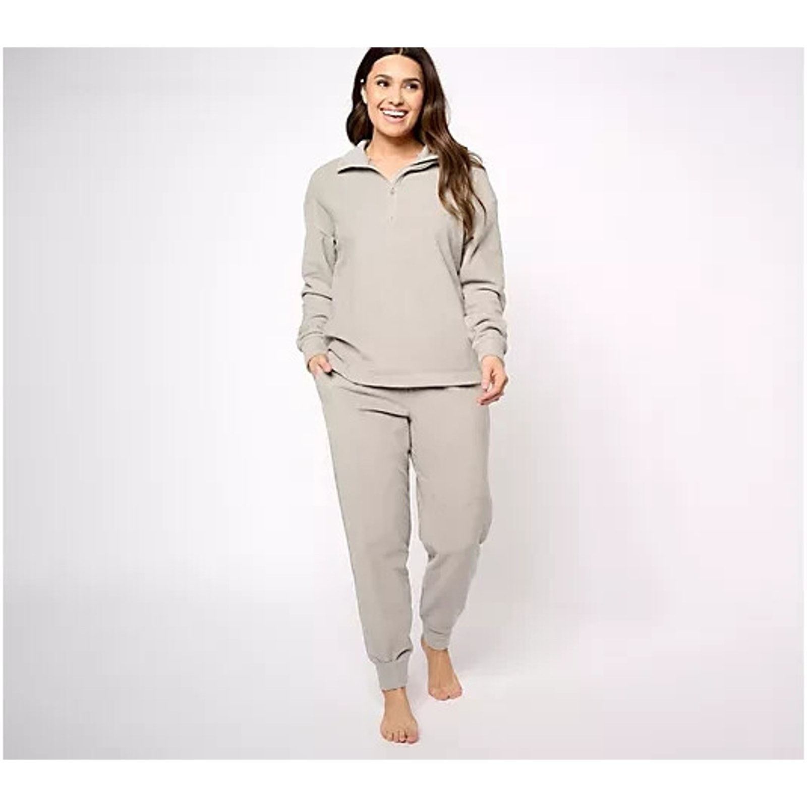 Bershka Berkshire Homewear Microfleece Half Zip & Jogg Wet XSA612908 Size ONE SIZE - 1 Preview