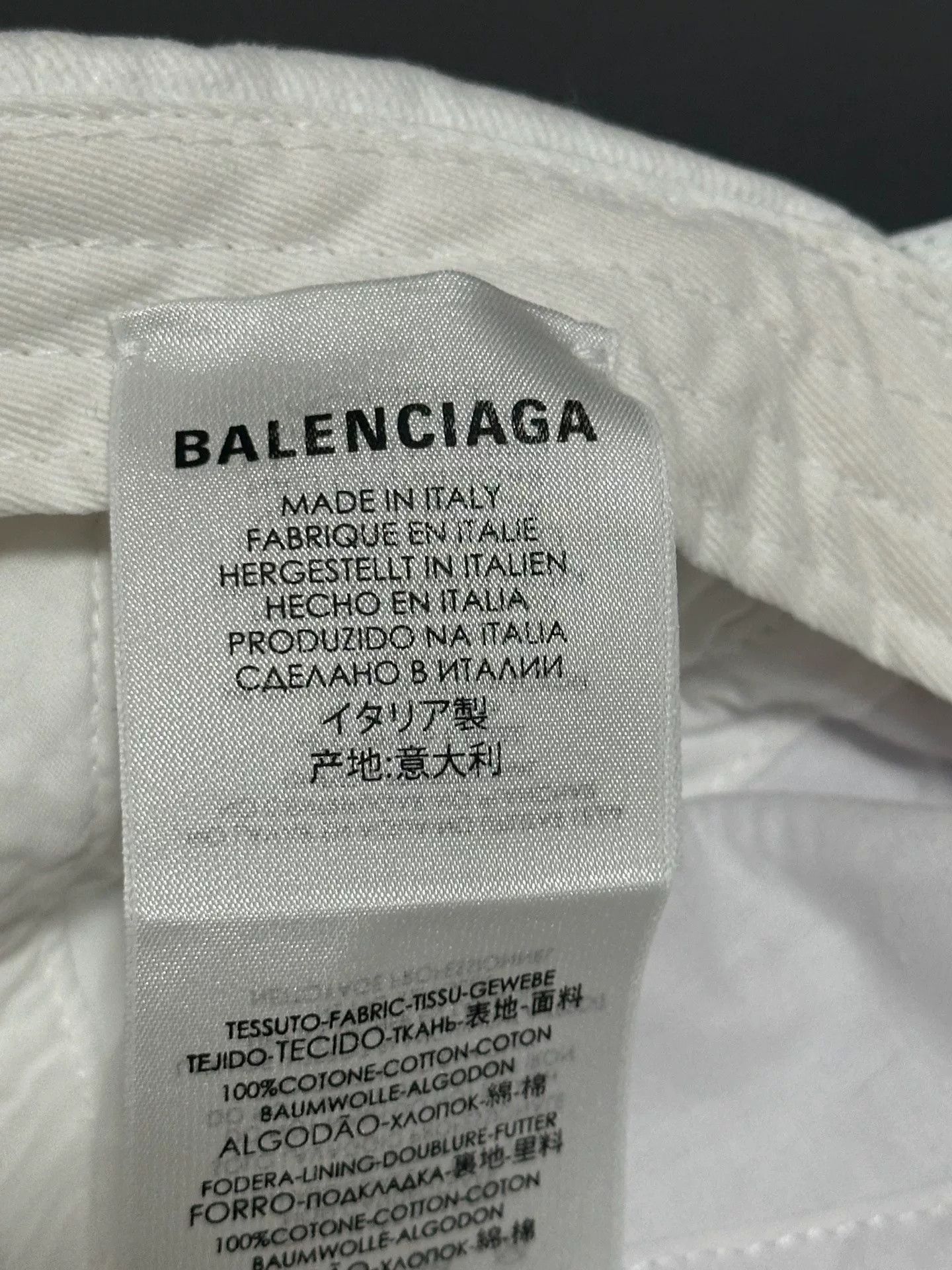 Balenciaga Balenciaga Embroidered Logo Baseball Cap Size ONE SIZE - 6 Thumbnail