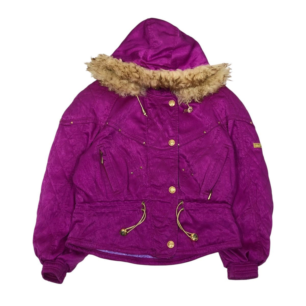 Japanese Brand 🔥VINTAGE SKI JACKET LAFONT MINK FUR HOODIE ISSEY MIYAKE Size L / US 10 / IT 46 - 1 Thumbnail