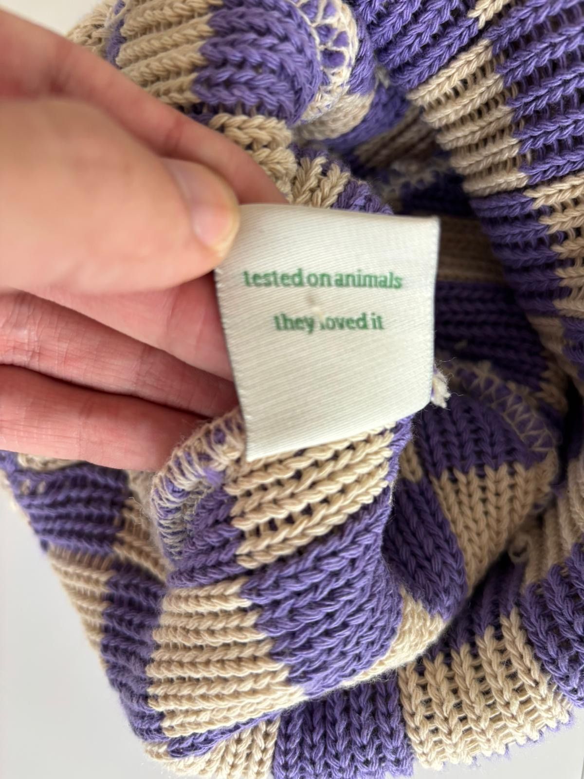 Japanese Brand × Vintage Sundayz checkered lilac beanie Size ONE SIZE - 3 Thumbnail