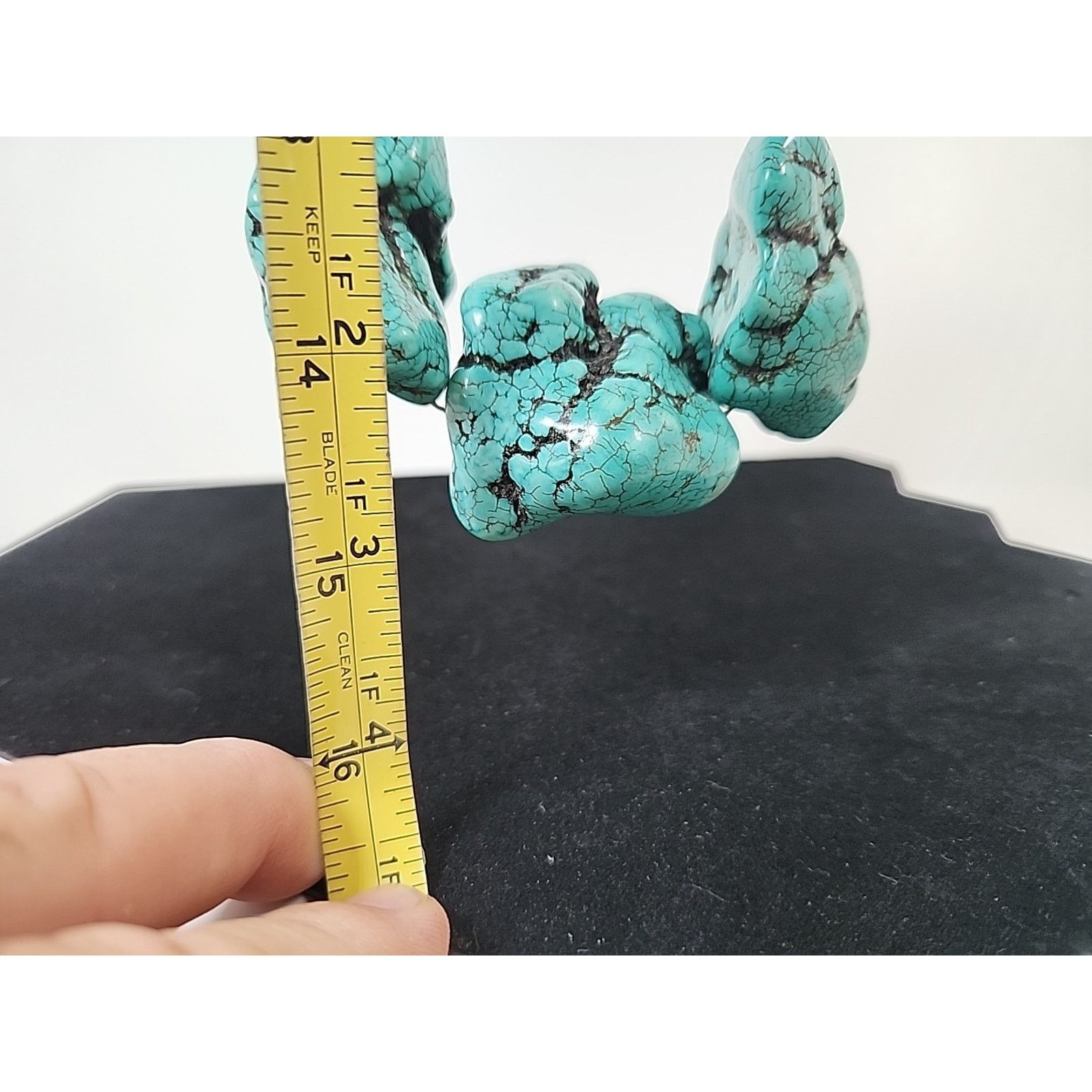 Other Large Natural Turquoise Necklace 1 Pound 9.6 Oz Total Weight Size ONE SIZE - 8 Thumbnail