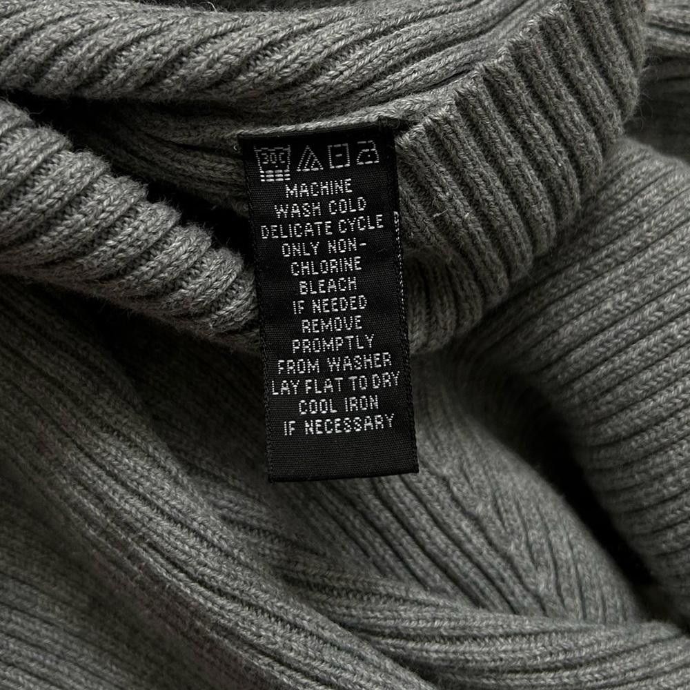 Polo Ralph Lauren Polo Jeans Co. Ralph Lauren Grey Turtleneck Sweater Size S / US 4 / IT 40 - 4 Thumbnail