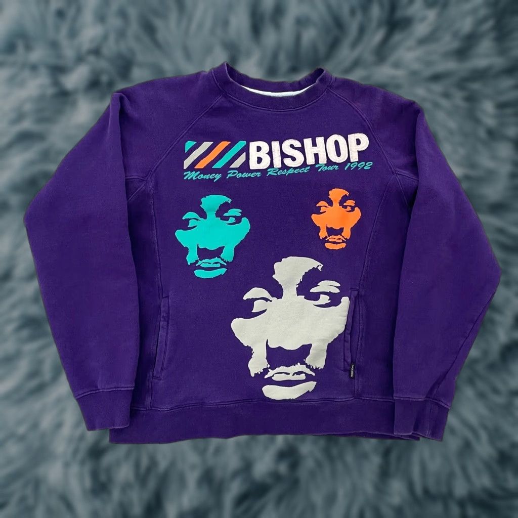 Vintage VINTAGE Tupac Shakur 2Pac Sweater Rock Smith Crew Neck Short Sleeve Purple with Pockets Mens S Shoes Not applicable Size US S / EU 44-46 / 1 - 1 Thumbnail