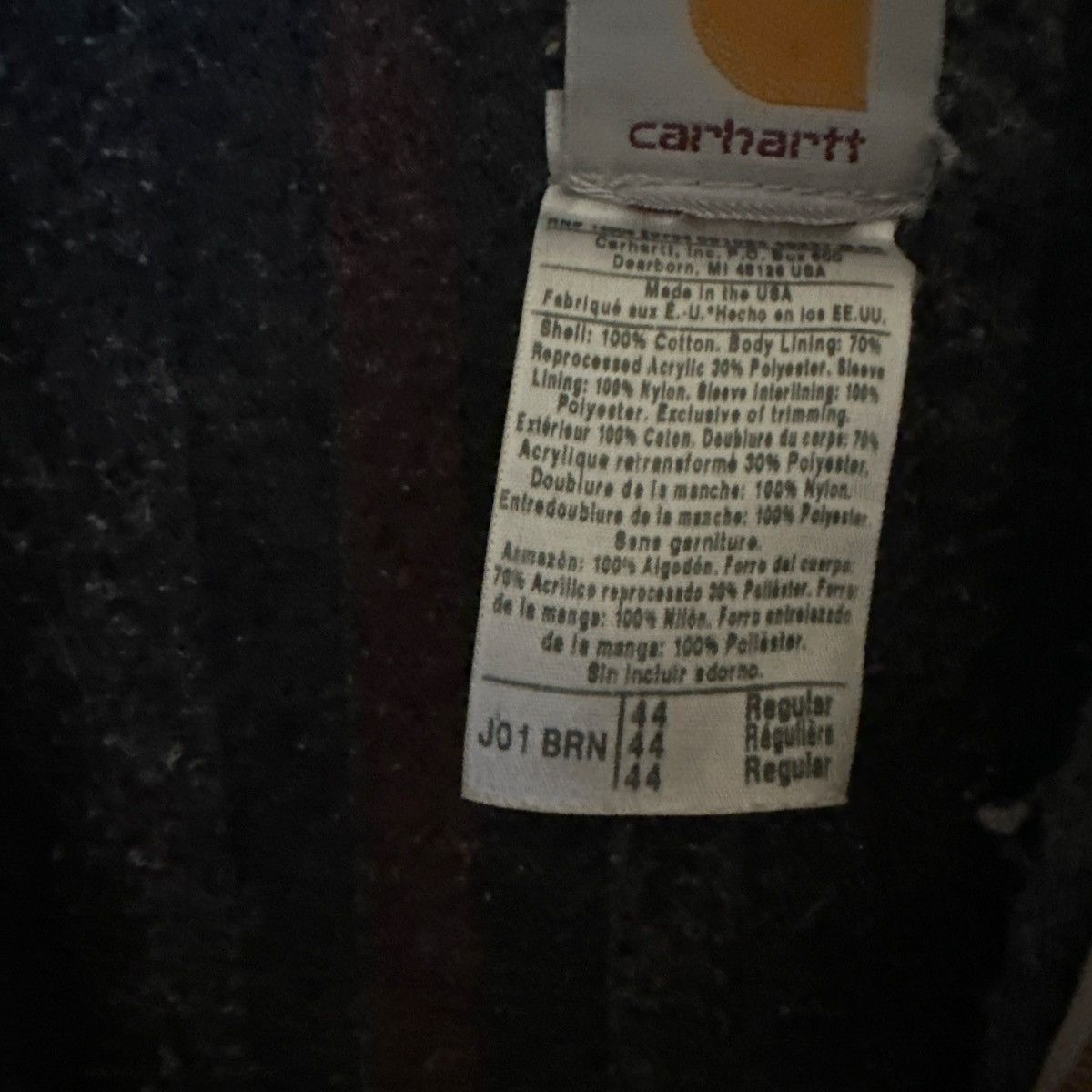 Carhartt Carhartt Detroit Jacket Flannel Lined Size US L / EU 52-54 / 3 - 4 Thumbnail