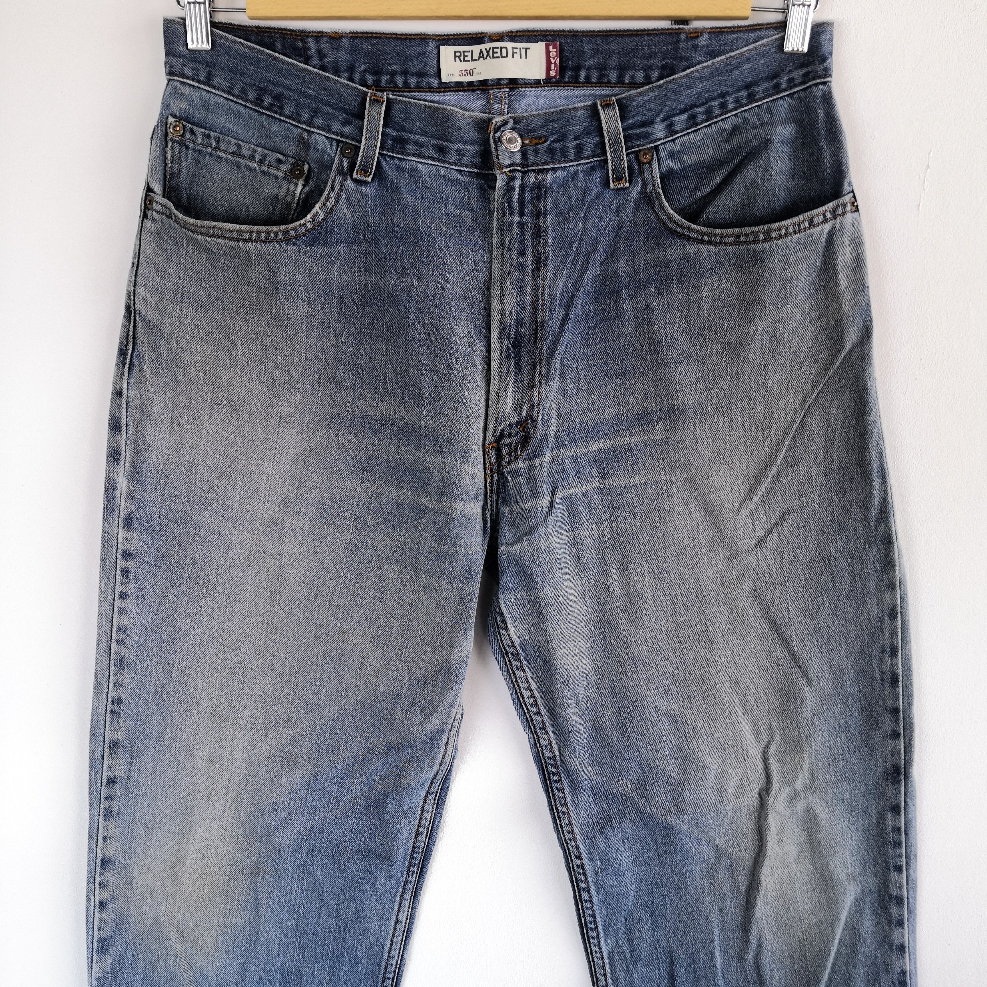 Levi's Vintage Levis Light Wash Jeans Levi's 550 Faded Denim Size US 36 / EU 52 - 3 Thumbnail