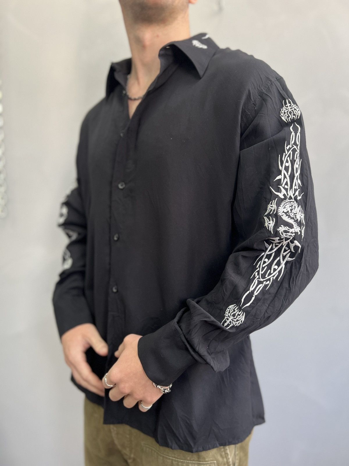 Hysteric Glamour × If Six Was Nine TRIBAL SHIRT BUTTON UP legrandebleu STYLE Y2K Size US L / EU 52-54 / 3 - 4 Thumbnail
