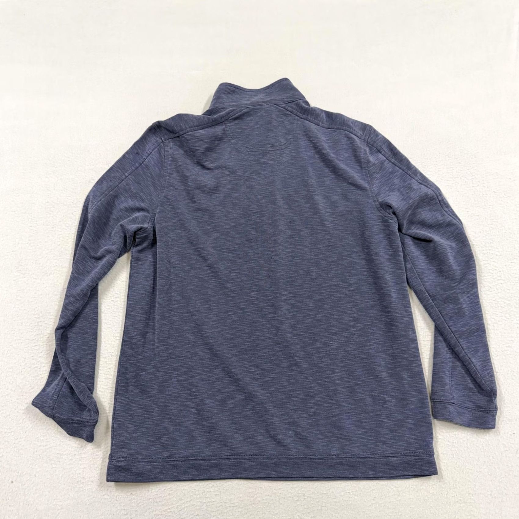 Vintage Age Of Wisdom Sweatshirt Mens M Blue Lightweight 1/4 Zip Mock Neck Pullover Shirt Size US M / EU 48-50 / 2 - 4 Thumbnail