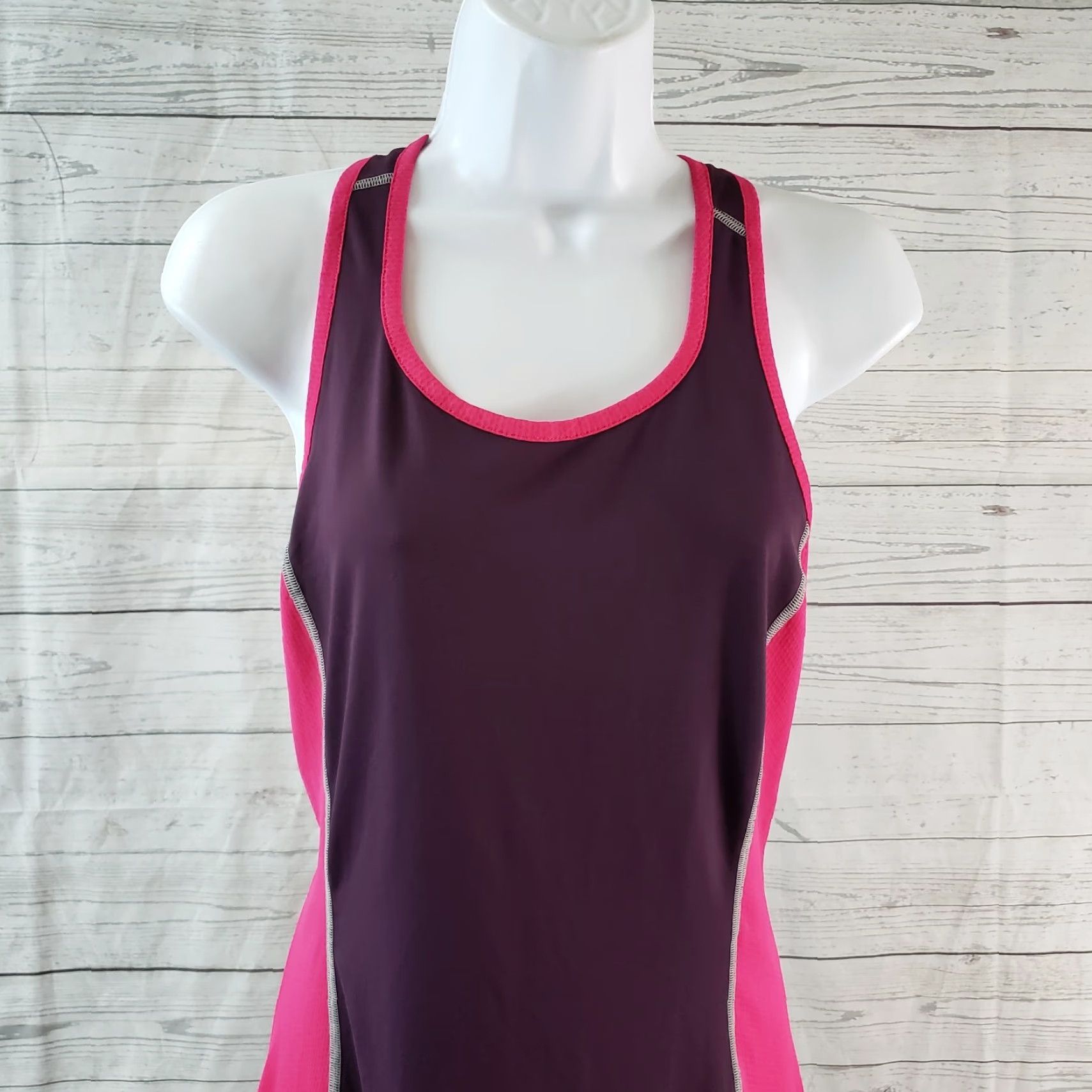 Patagonia Patagonia Womens All Weather Dress Sz S Pink Purple Sleeveless Scoop Neck Racerback A-Line Short Dress Size S / US 4 / IT 40 - 2 Thumbnail
