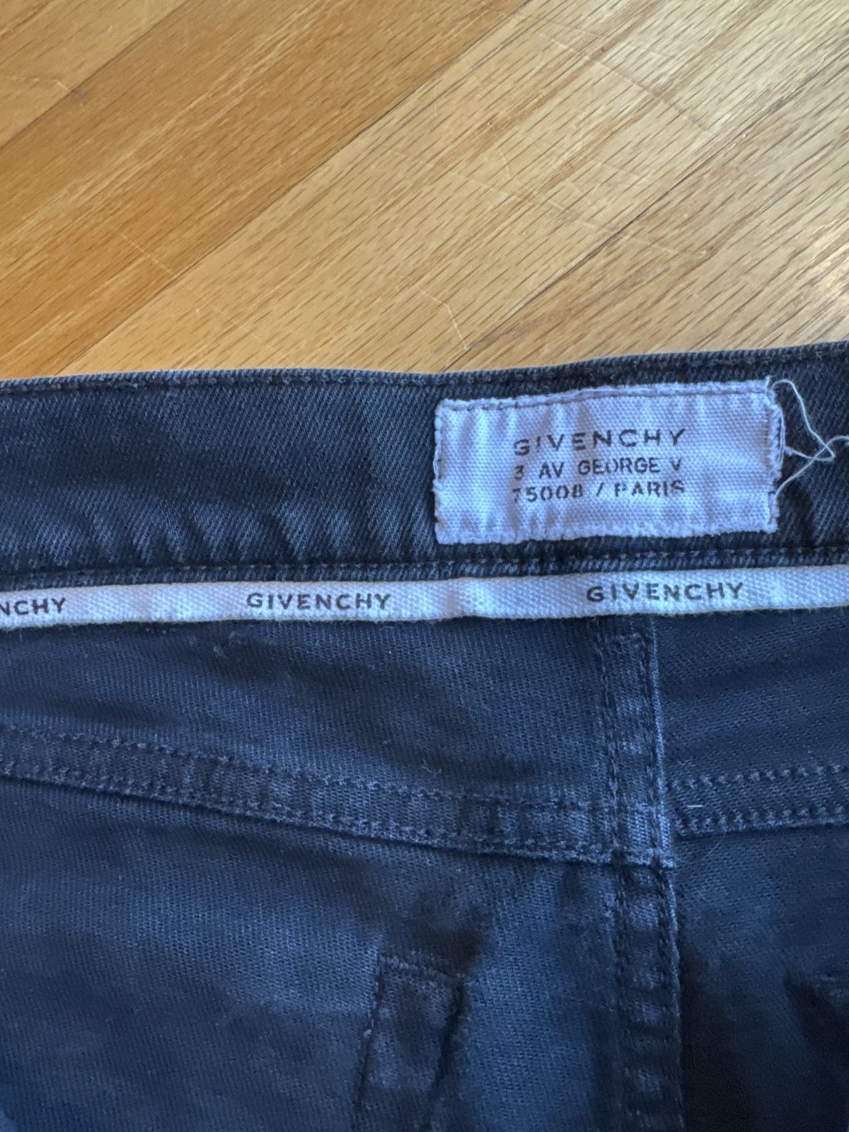 Givenchy Givenchy Side Stripe Black Denim Size US 32 / EU 48 - 7 Thumbnail