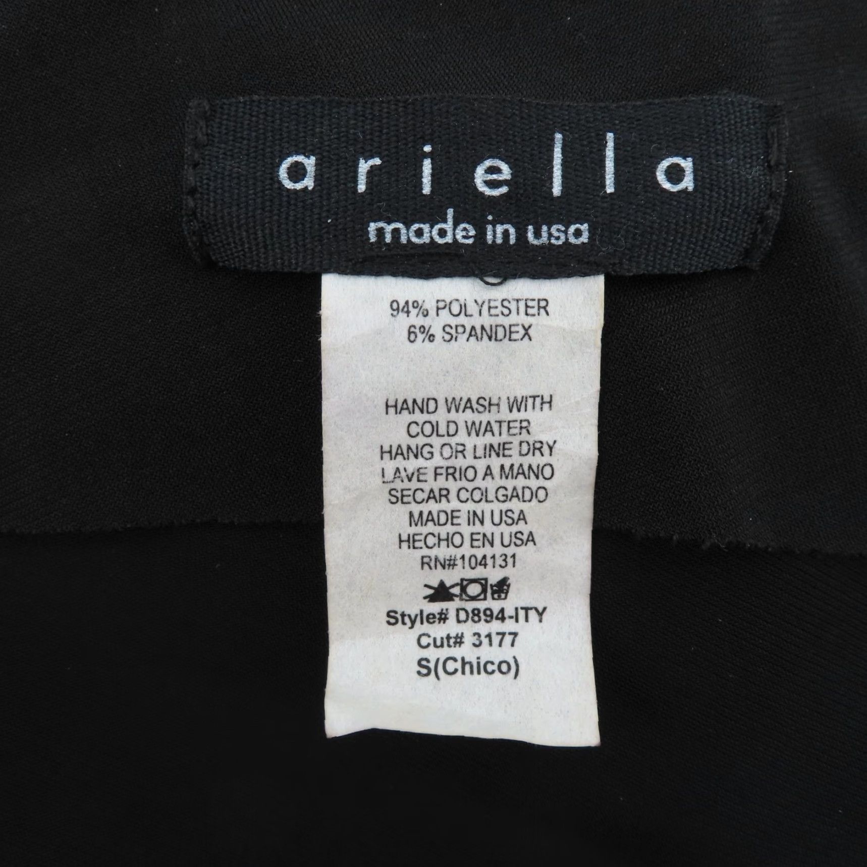 Vintage Ariella Womens Small Solid Black One Shoulder Long Sleeve Maxi Dress Slit Belted Size S / US 4 / IT 40 - 6 Thumbnail