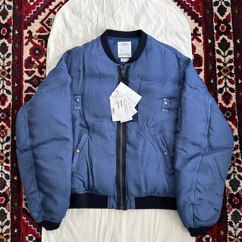 Visvim Visvim Thorson MA1 Jacket in Blue Size US XL / EU 56 / 4 - 1 Thumbnail