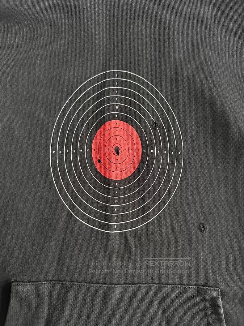Vetements VETEMENTS Target Heart Bullet Hole Hoodie Size US S / EU 44-46 / 1 - 2 Thumbnail