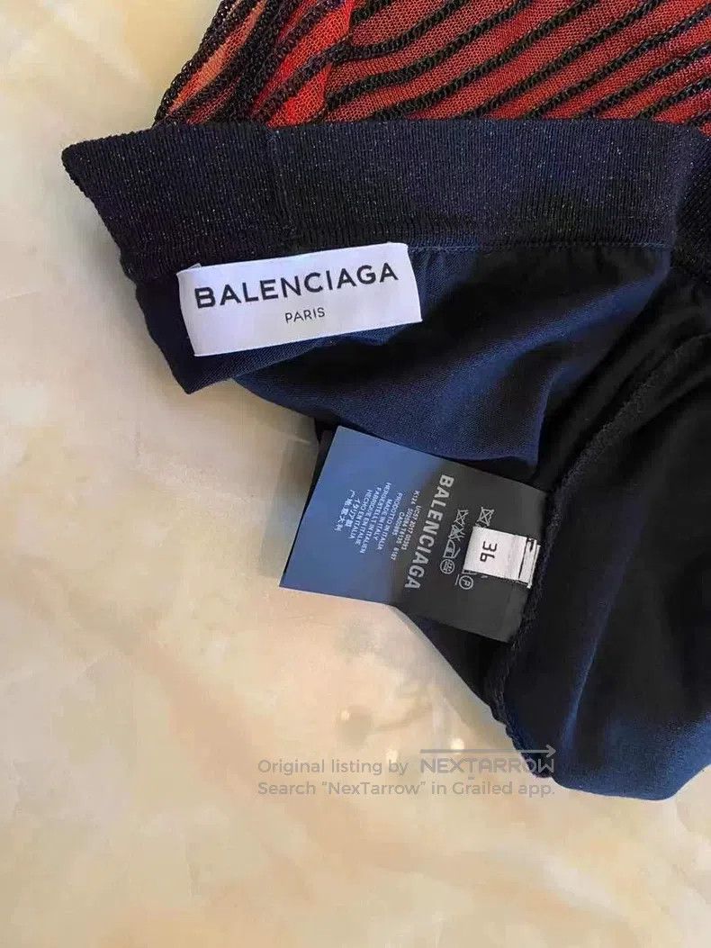 Balenciaga Balenciaga Red Half Skirt Size 35" - 8 Thumbnail