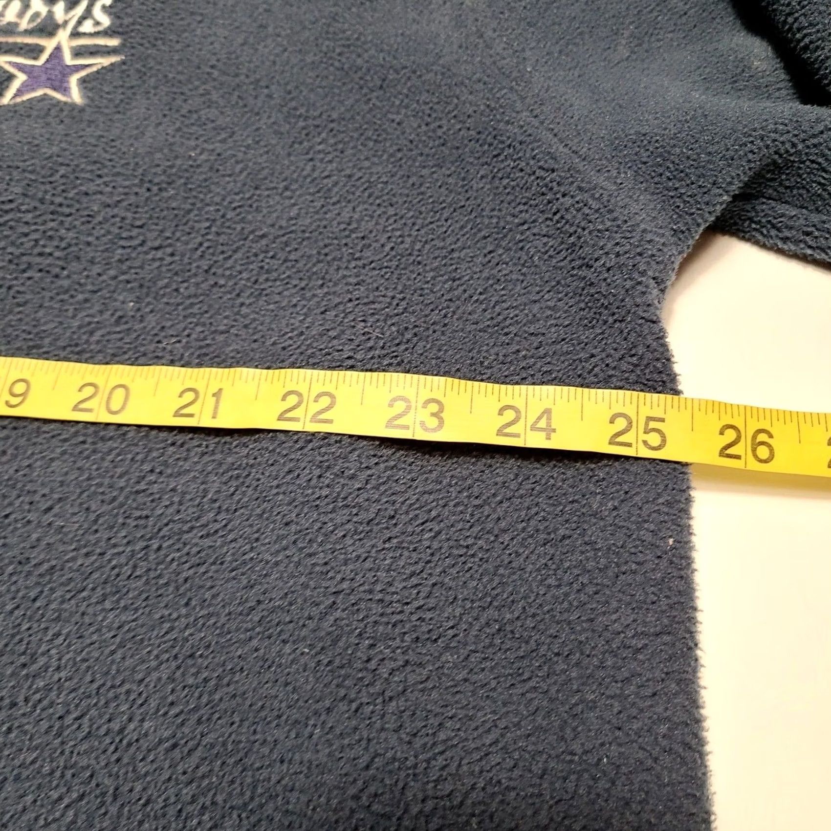 NFL VINTAGE Dallas Cowboys NFL Men L Fleece 1/2 Zip Pullover Sweater Navy 90s Mens Size US L / EU 52-54 / 3 - 4 Thumbnail