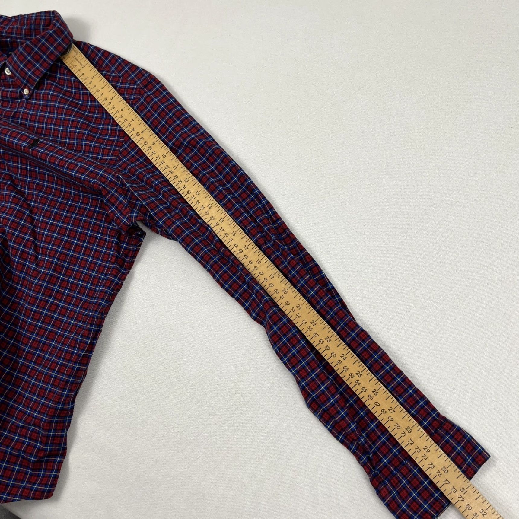 Polo Ralph Lauren Polo Ralph Lauren Shirt Mens Large Holiday Plaid Button-Down Button-Up Casual Work Slim Knit? Size US L / EU 52-54 / 3 - 7 Thumbnail