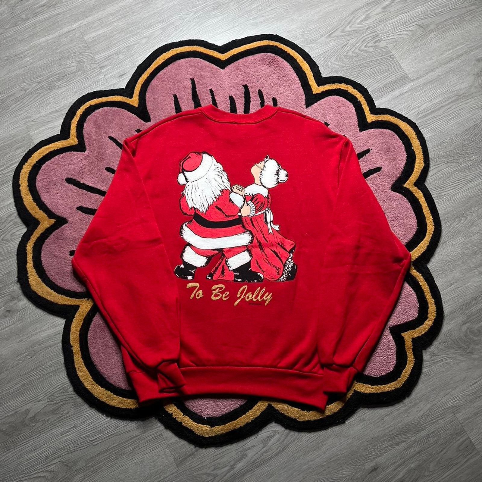 Vintage Vintage 90’s Santa Claus Tis The Season Graphic Sweatshirt Size US M / EU 48-50 / 2 - 6 Thumbnail