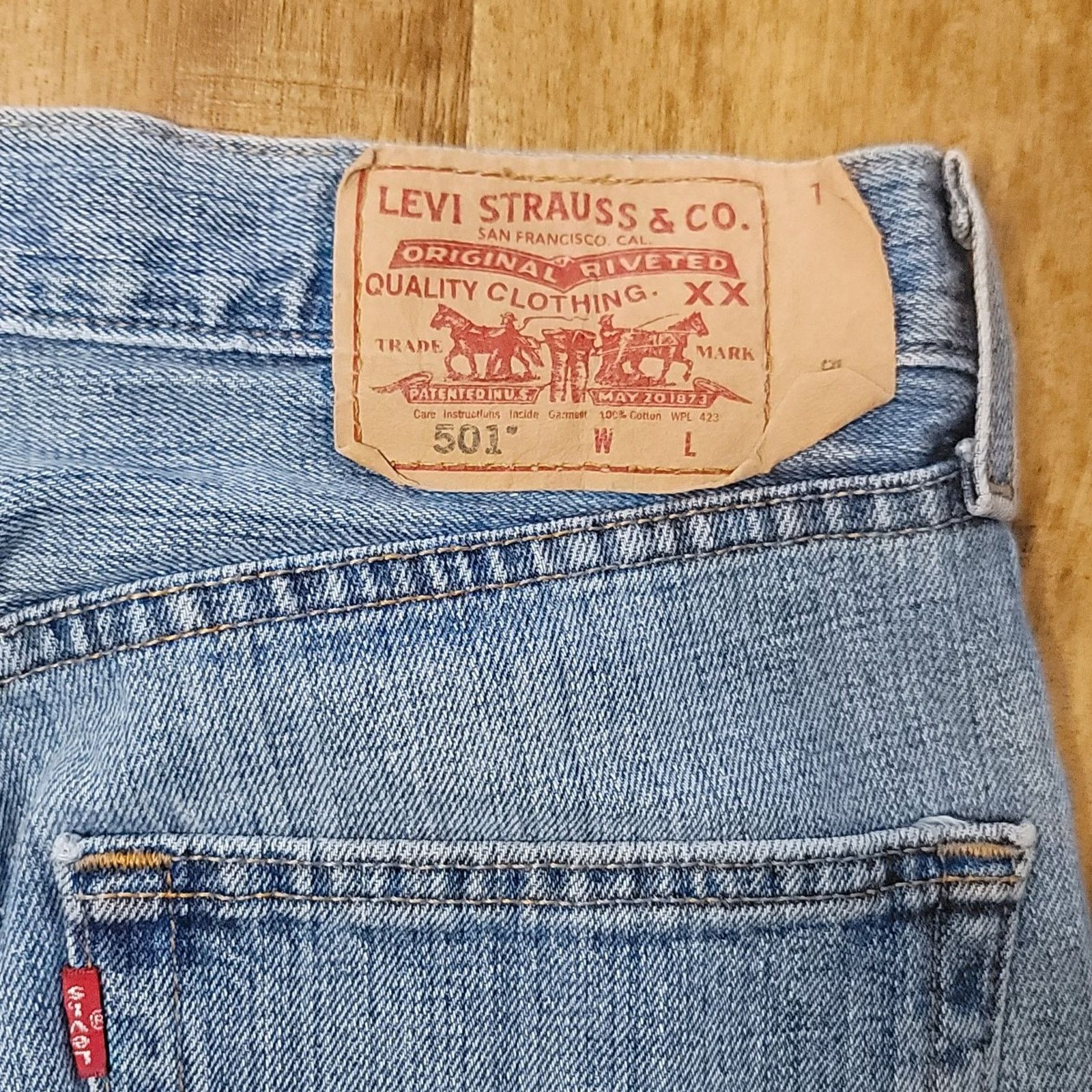 Levi's Levi's 501 Custom Hand Painted Jeans Size 30" / US 8 / IT 44 - 6 Thumbnail