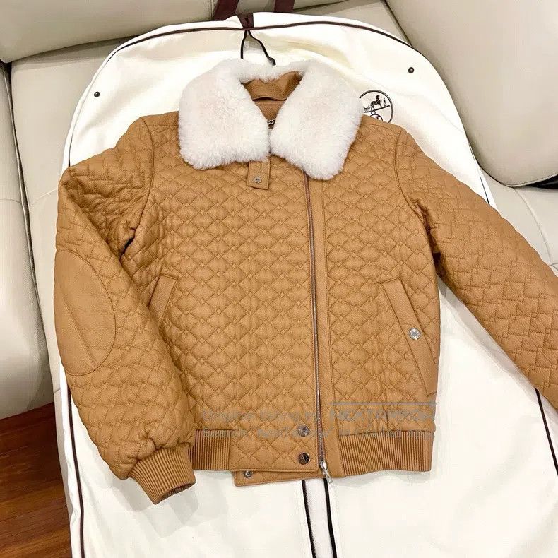Hermes Hermes Deer leather jacket Size XS / US 0-2 / IT 36-38 - 1 Thumbnail