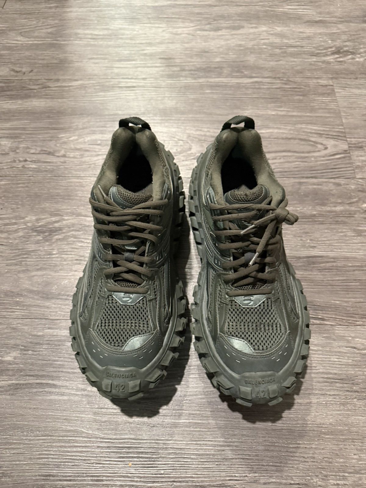 Balenciaga BB Green Defenders Size US 9 / EU 42 - 1 Thumbnail