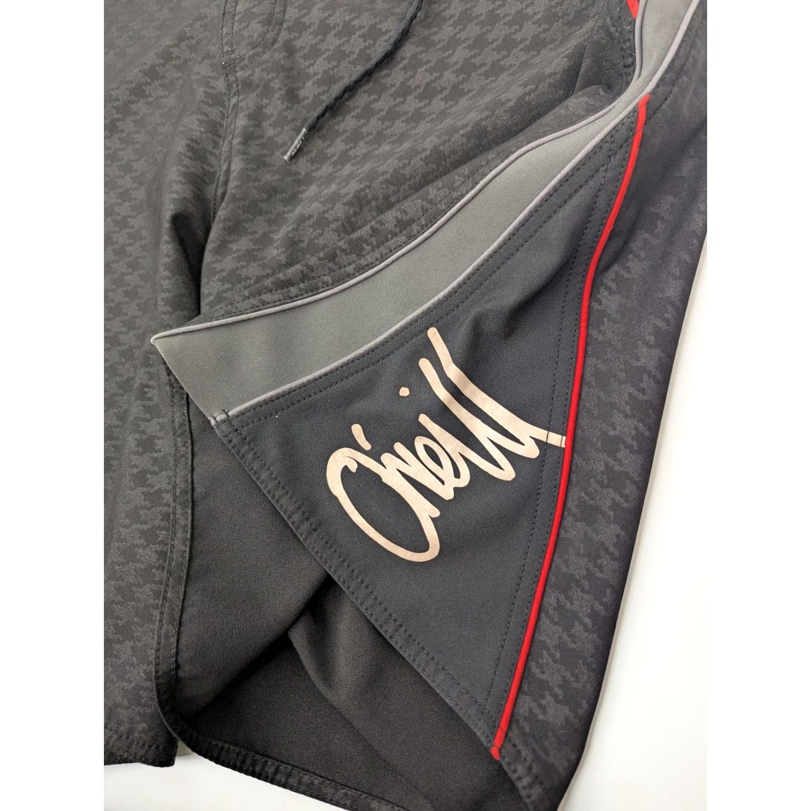 O'Neill O’Neill Board Shorts Mens 36 Black Houndstooth Performance Surf Short Size US 36 / EU 52 - 4 Thumbnail