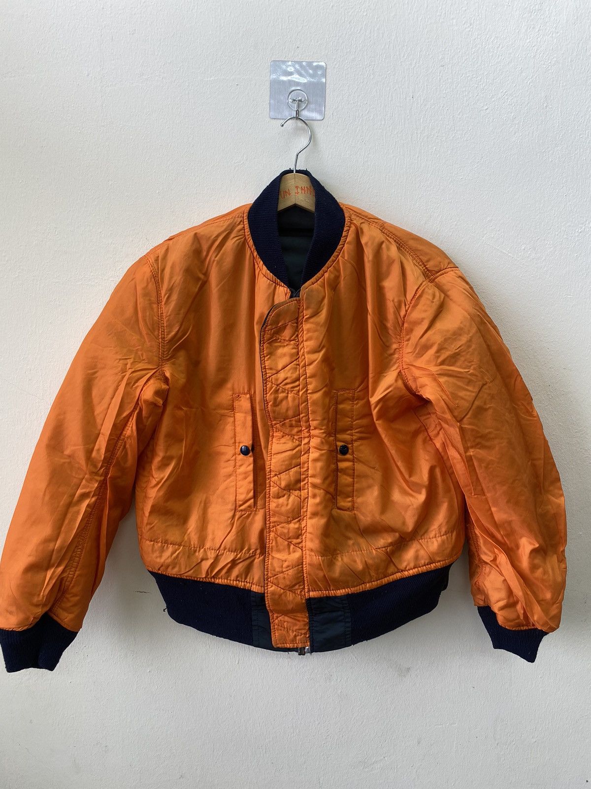 Alpha Industries Alpha Industries MA-1 Flight Jacket Navy Bomber 90s Size US S / EU 44-46 / 1 - 8 Thumbnail