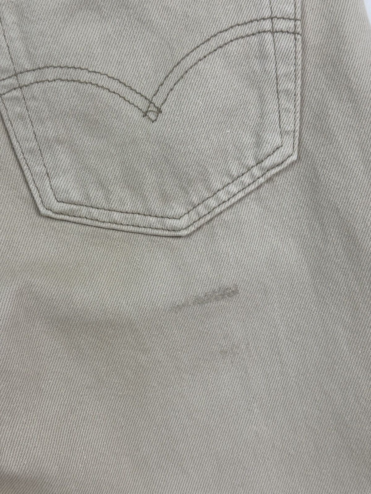 Levi's 1990’s Vintage Levi’s 501 Beige Jeans Made in USA Size US 31 - 16 Thumbnail