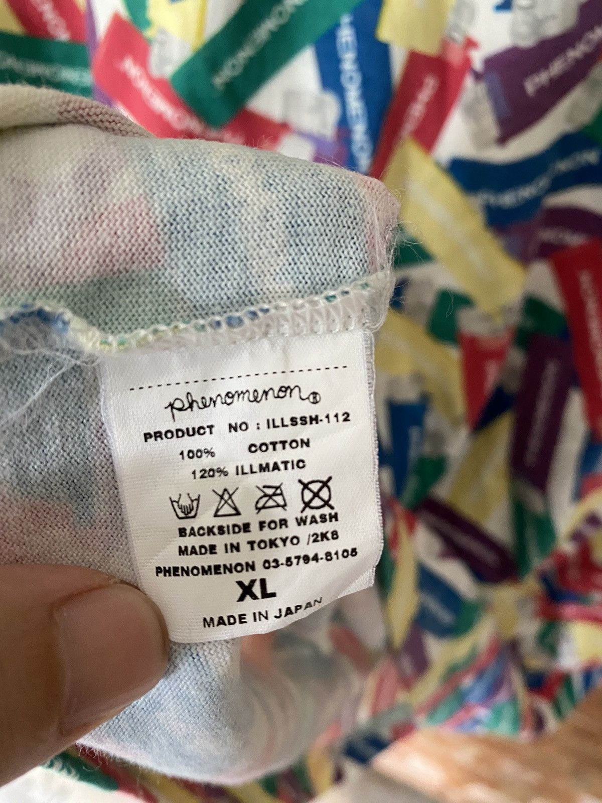 PHENOMENON AW2008 Lighter all print tee Size US XL / EU 56 / 4 - 13 Thumbnail